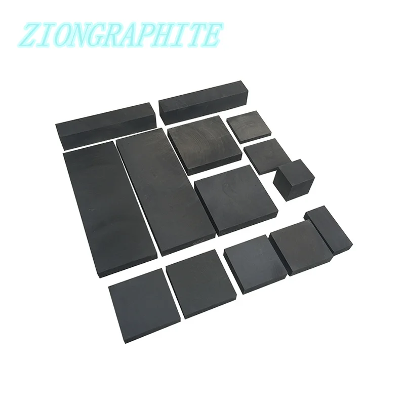 5 pcs 50x50mmGraphite Ingot Block 99.9% High Purity EDM Graphite Plate Graphite Blank Electrode Plate Used For EDM Industry