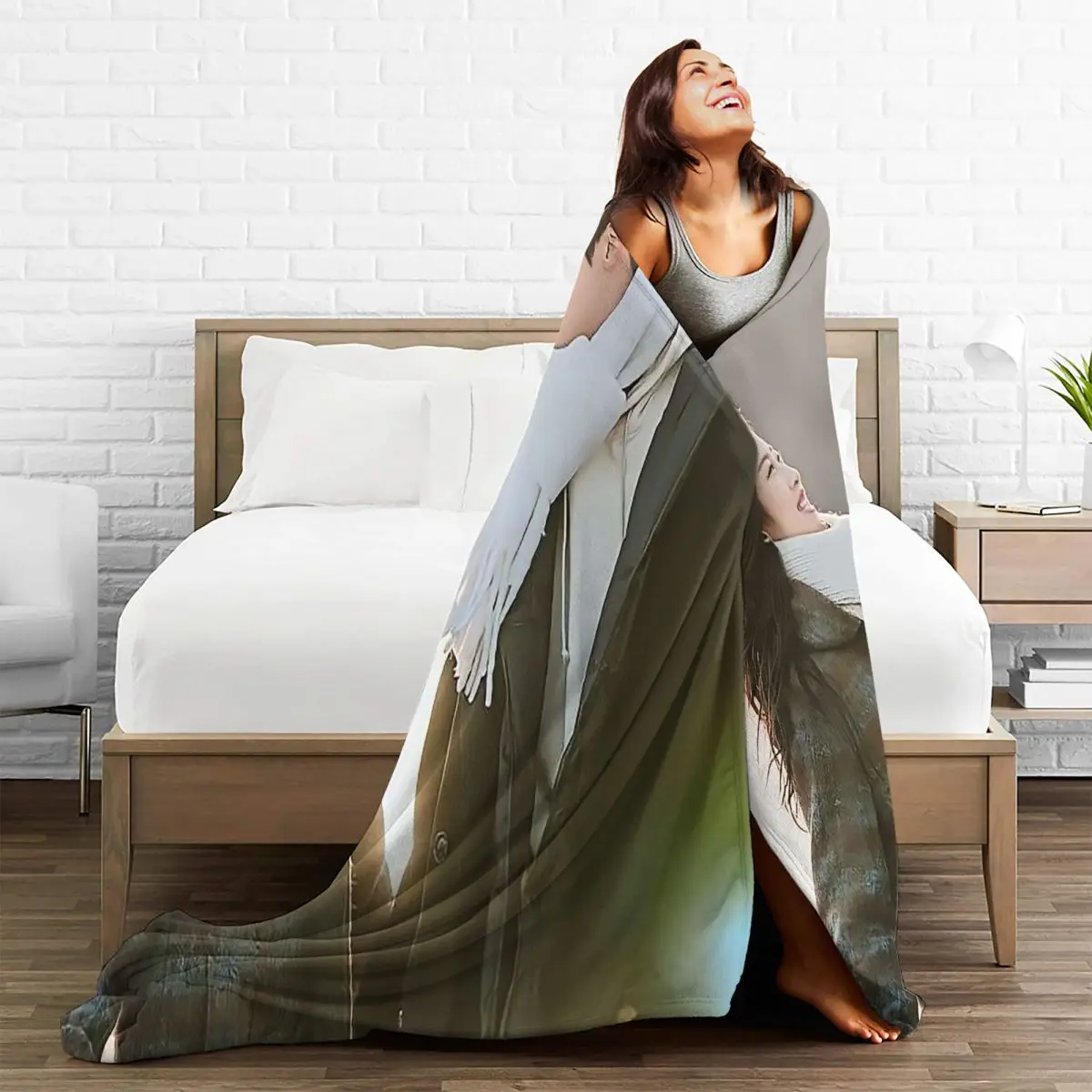 Фланелевые одеяла серии True Beauty ча-эвву Мун молодежное одеяло для постельного