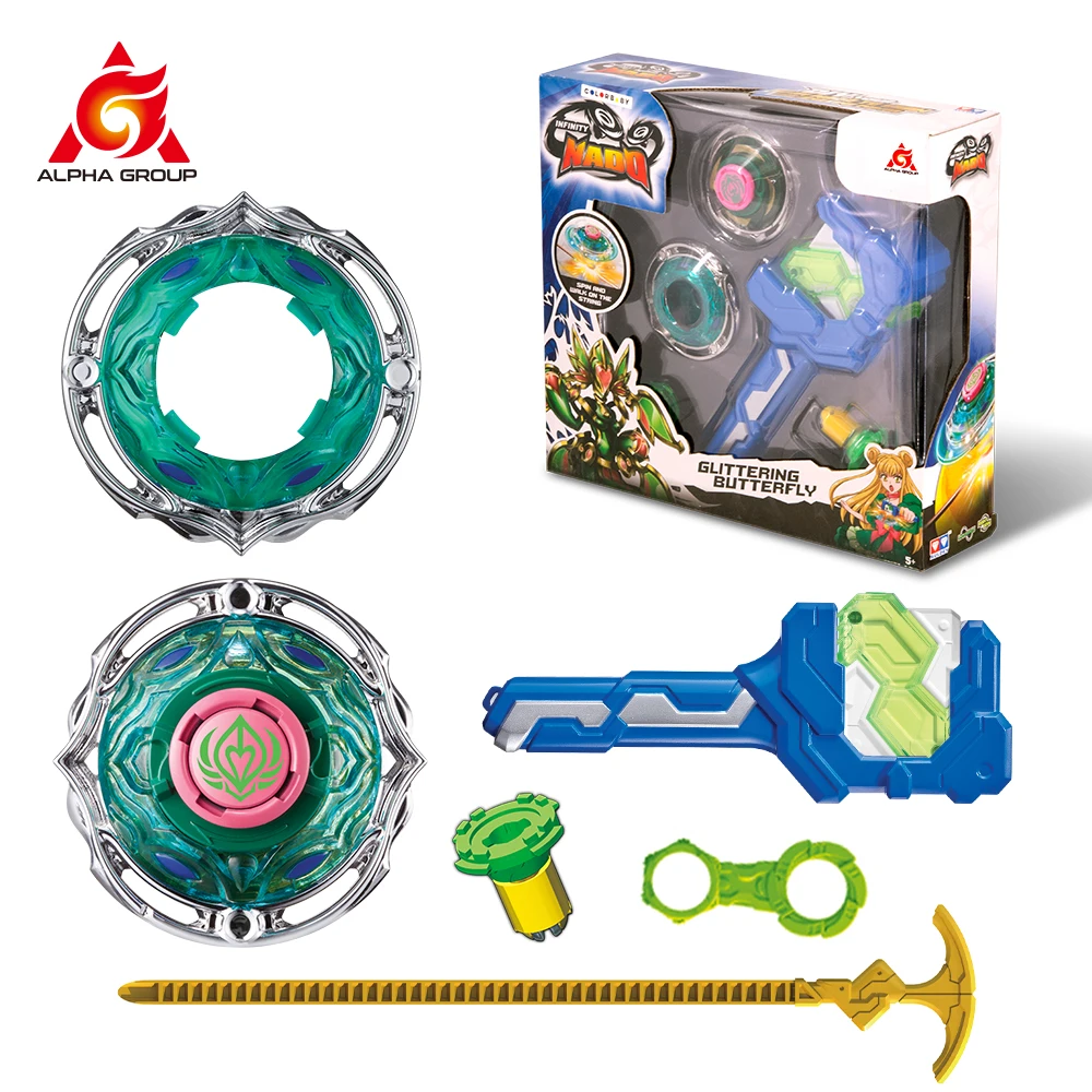 

Infinity Nado 3 Athletic Series Gyro Spinning Top With Stunt Tip Launcher Metal Ring Beyblade БейБлэйд Anime Kid Toys Gift