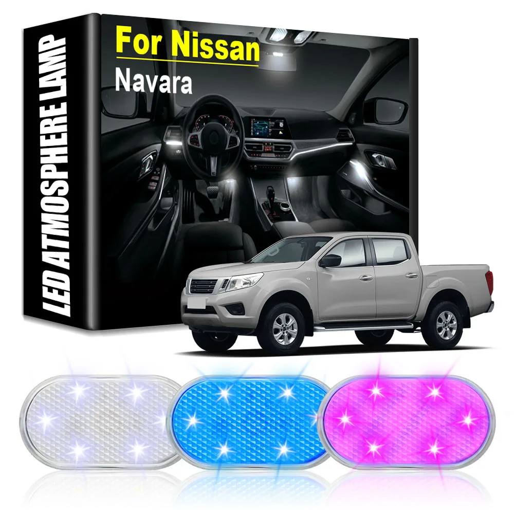 

Car LED Atmosphere Lights Rechargeable Touch led Lamps Car Interior Light Automotive Goods Car Accessories for Nissan Navara
