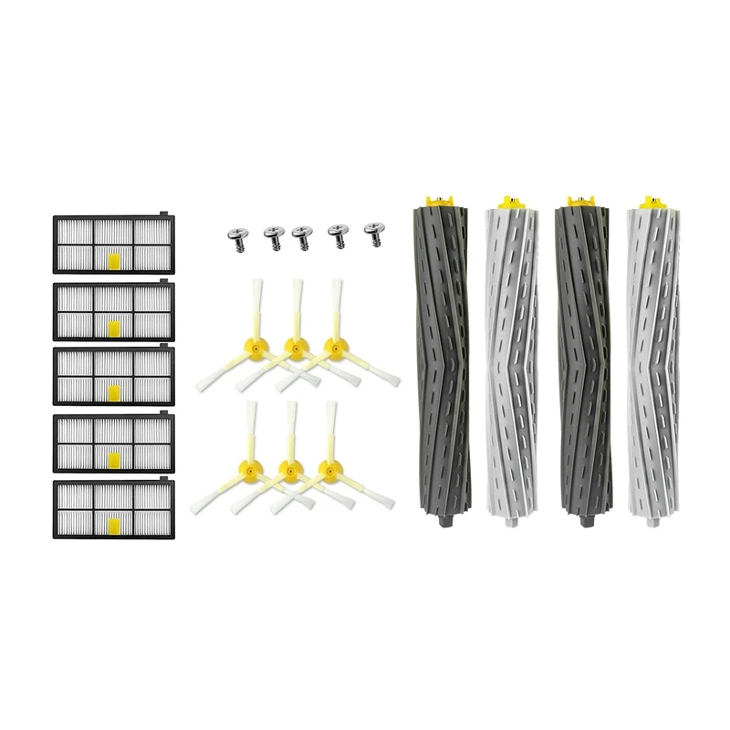 

Высокоэффективный фильтр, основная щетка, боковая щетка, комплект для Irobot Roomba 800/900, аксессуары для подметания роботов