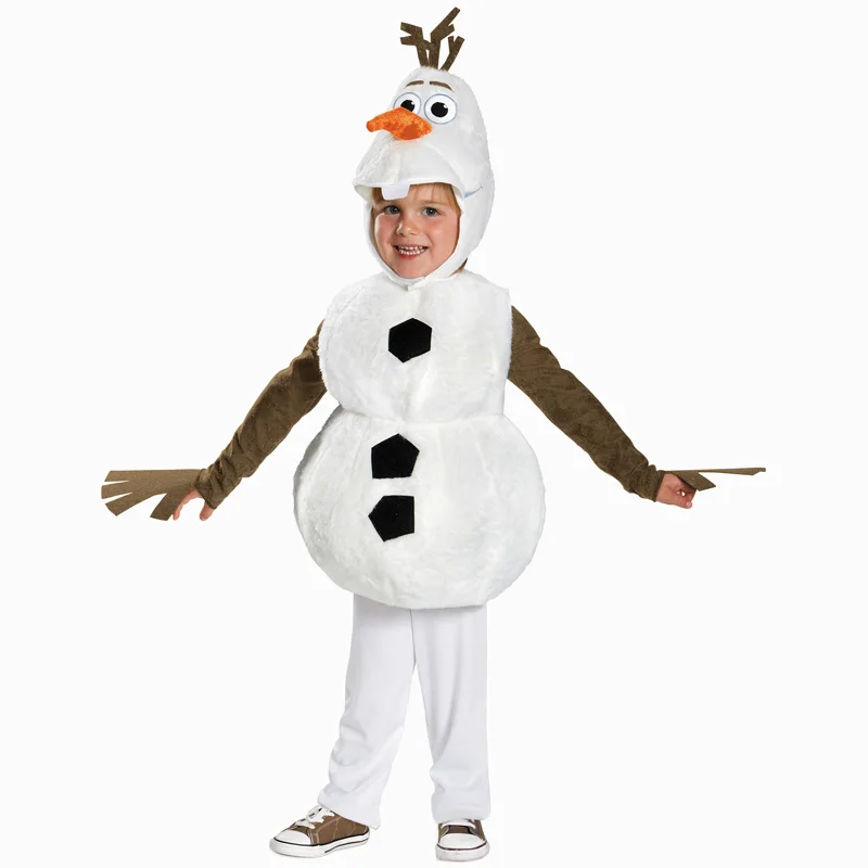 

New Arrival Snowman Olaf Costume Cosplay Carnival Party Clothing