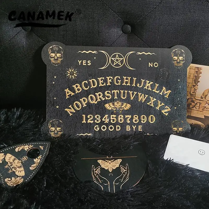 12-дюймовая деревянная маятниковая доска для гадания волшебная с гравировкой Ouija