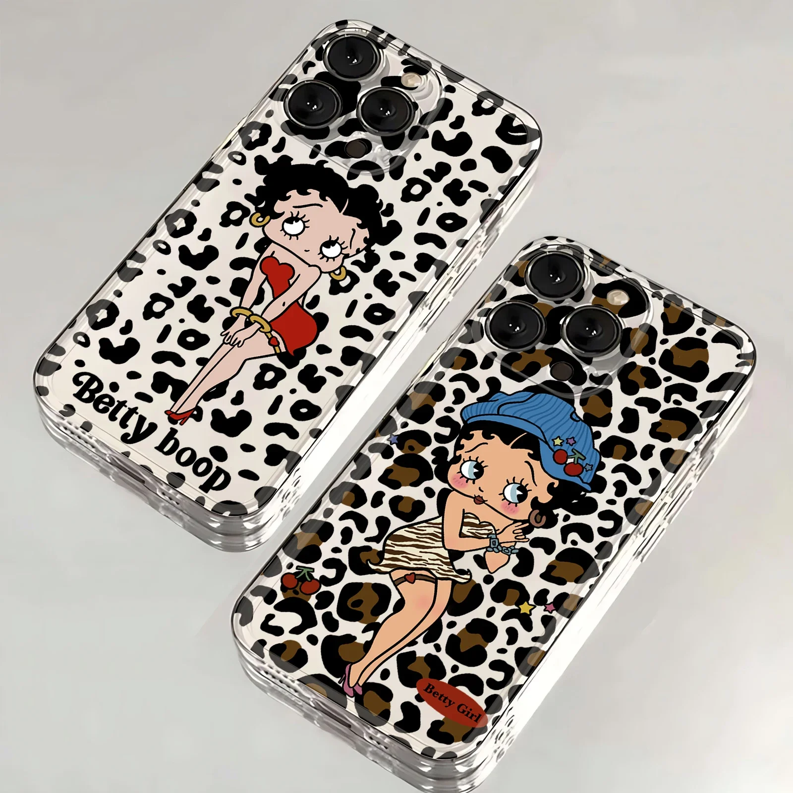 Чехол для телефона Samsung Sexy Betty S24 S23 S22 S21 S20 S10 FE Note20 Note10 Plus Ultra Lite 5G прозрачный мягкий