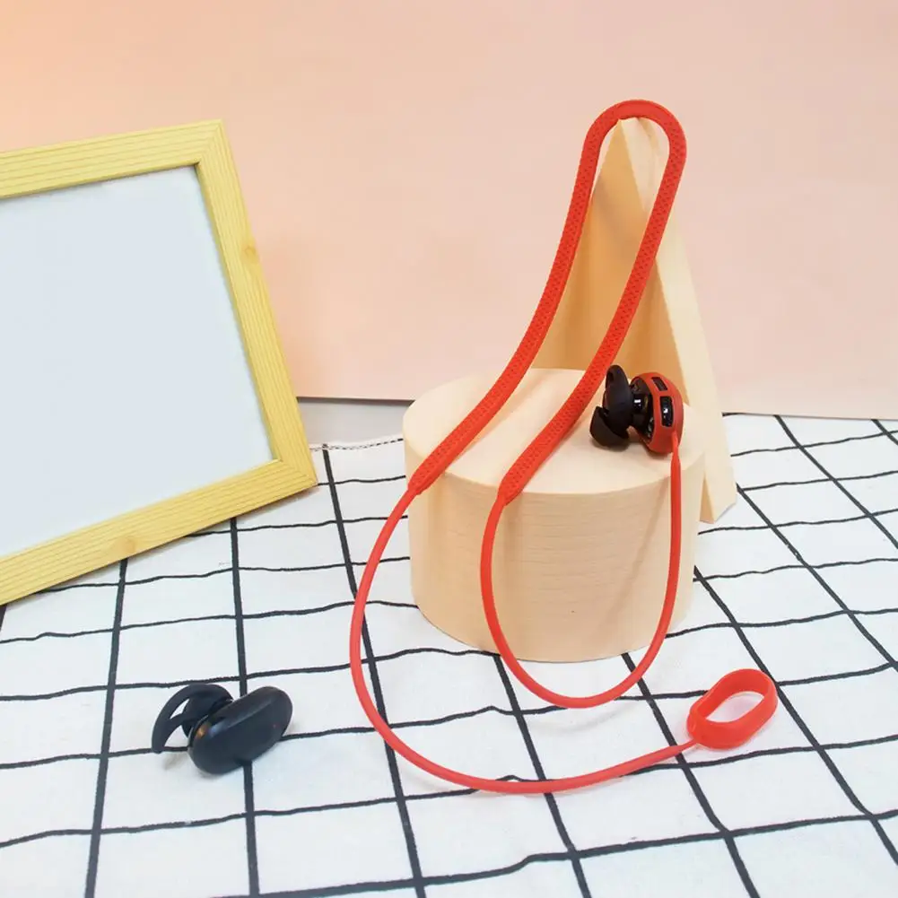 Earbud Neck Strap Unbreakable Comfortable to Wear Bluetooth-compatible Headset Strap Easy Installation Earbud Hanging Rope