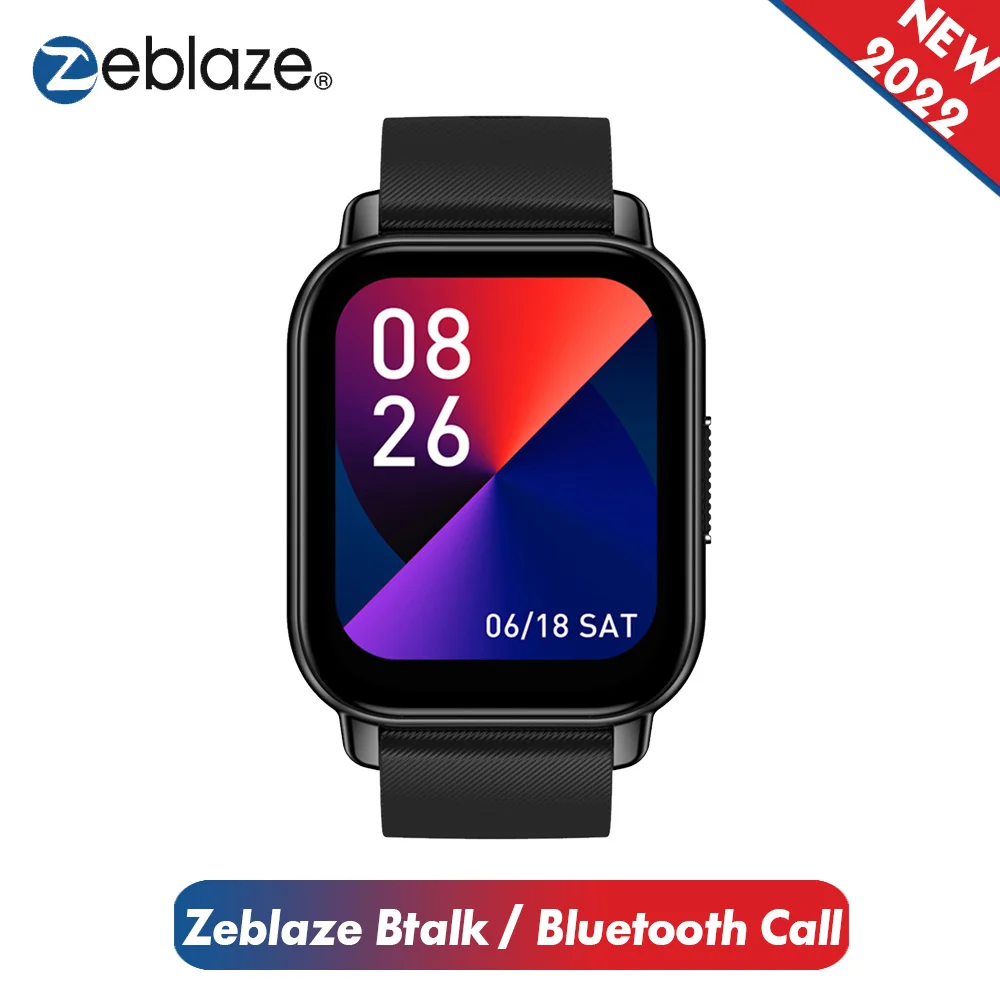 

Zeblaze Btalk Smart Bracelet 1.86'' Full-touch Large Screen BT Call Sports Smart Band Health Monitor IP68 Waterproof