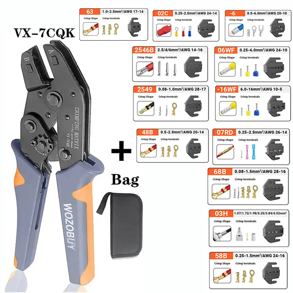 

Наконечники для обжимных клещей WOZOBUY