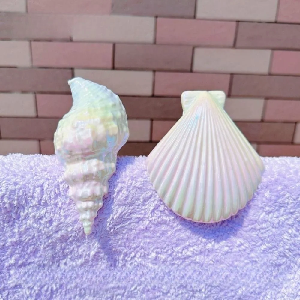 

Large Electroplating Beach Towel Clips Shell Conch Pattern Keep Towel from Blowing Away Clothes Pins Windproof Towel Holder