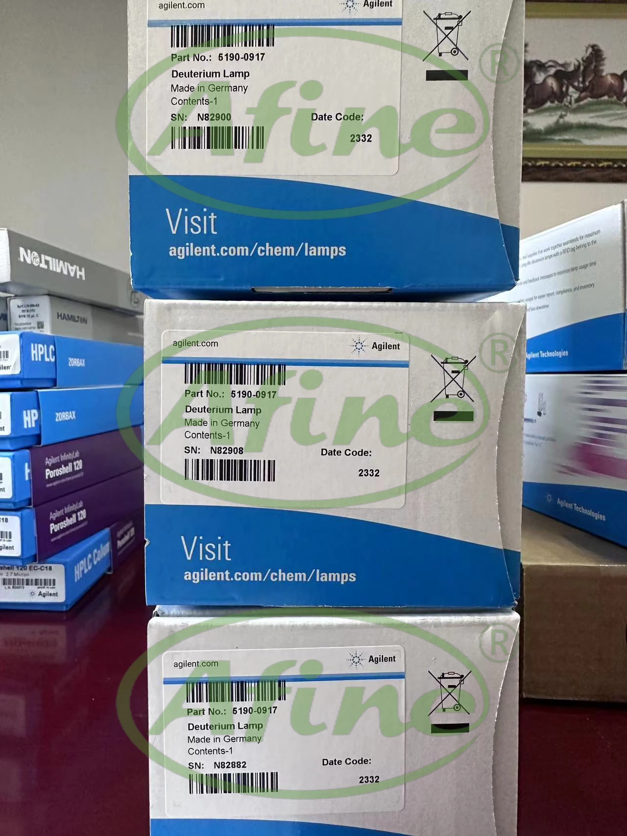 AFINE Agilent 5190-0917 Infinity Lab Deuterium Лампа 8-контактная с RFID-меткой для G4212A/B G7117A/B/C G7100 CE