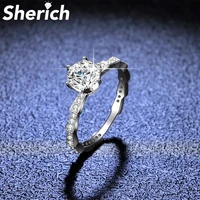 sherich snake shape d color moissanite s925 sterling silver shining light luxury unique ring womens brand fine jewelry %d0%ba%d0%be%d0%bb%d1%8c%d1%86%d0%b0