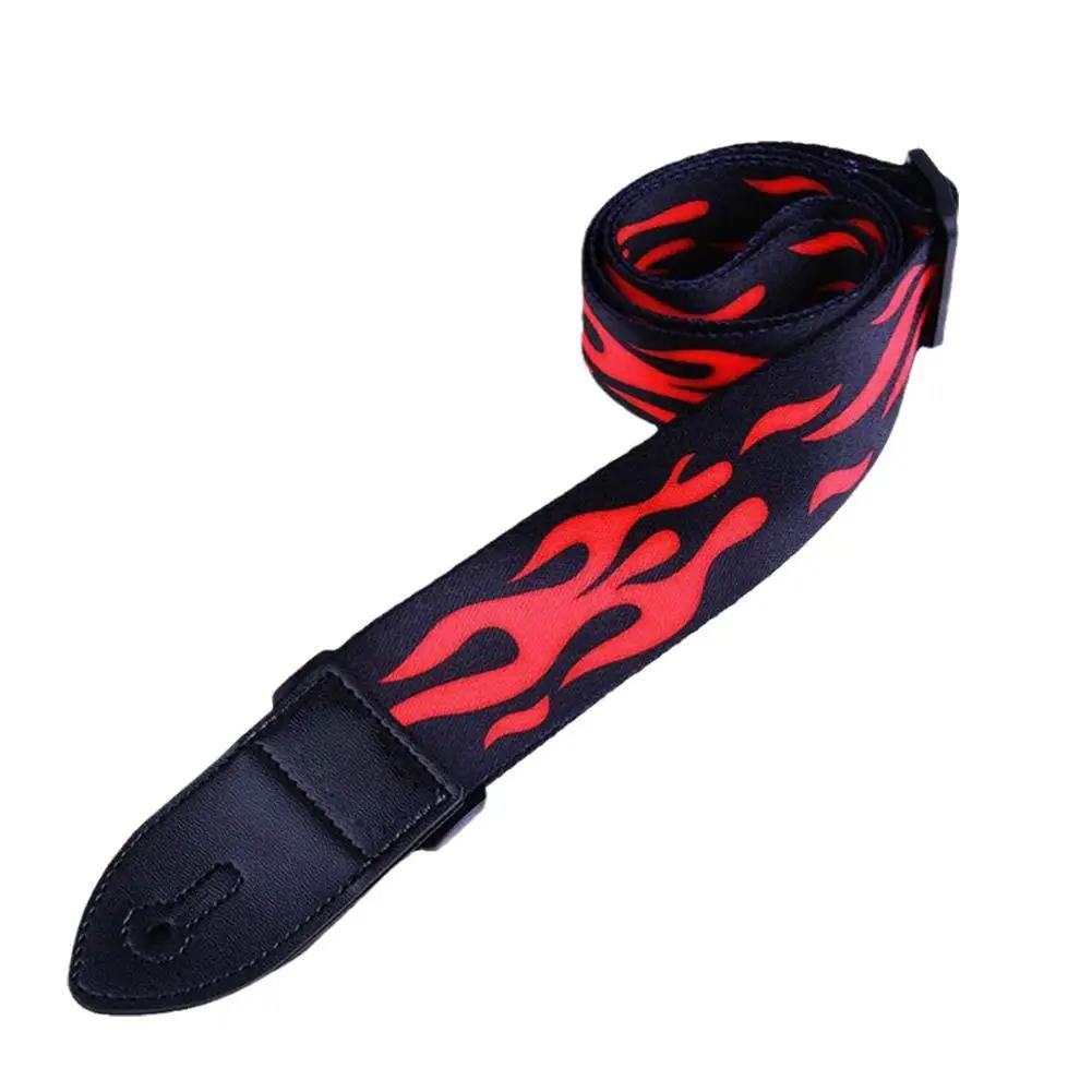 

Guitar Strap Multi-Color Guitar Belts Adjustable Colorful Printing Nylon Guitar Straps Bass Acoustic Electric Guitar Accessories