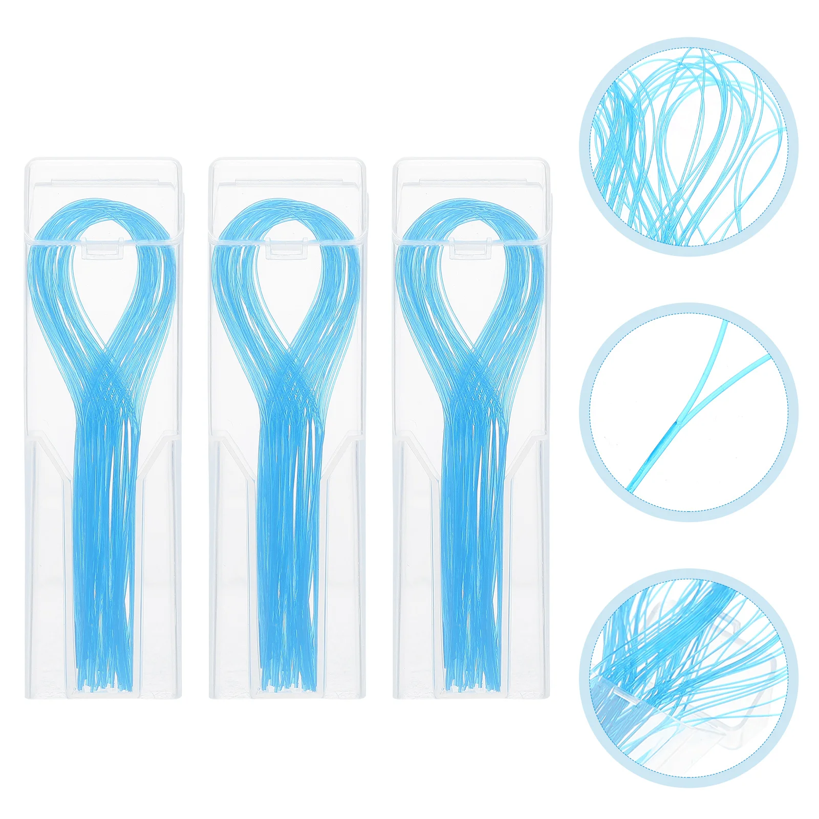 

150 Pcs Dental Floss Flossers Bridges Threader Threaders Brace Guide Household Nylon Home Crowns Toothpicks