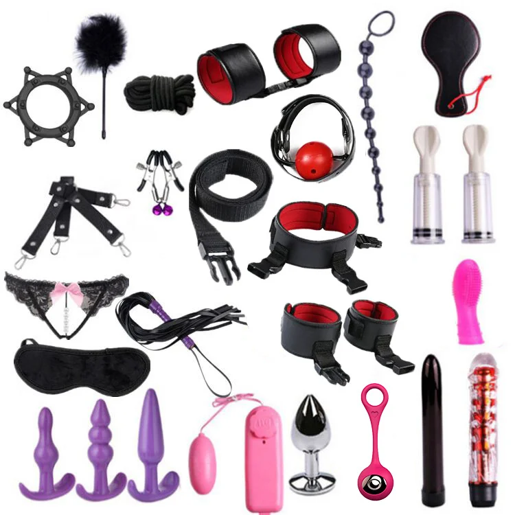 New SM fun products combination set multiple anal plug binding alternative sex toys
