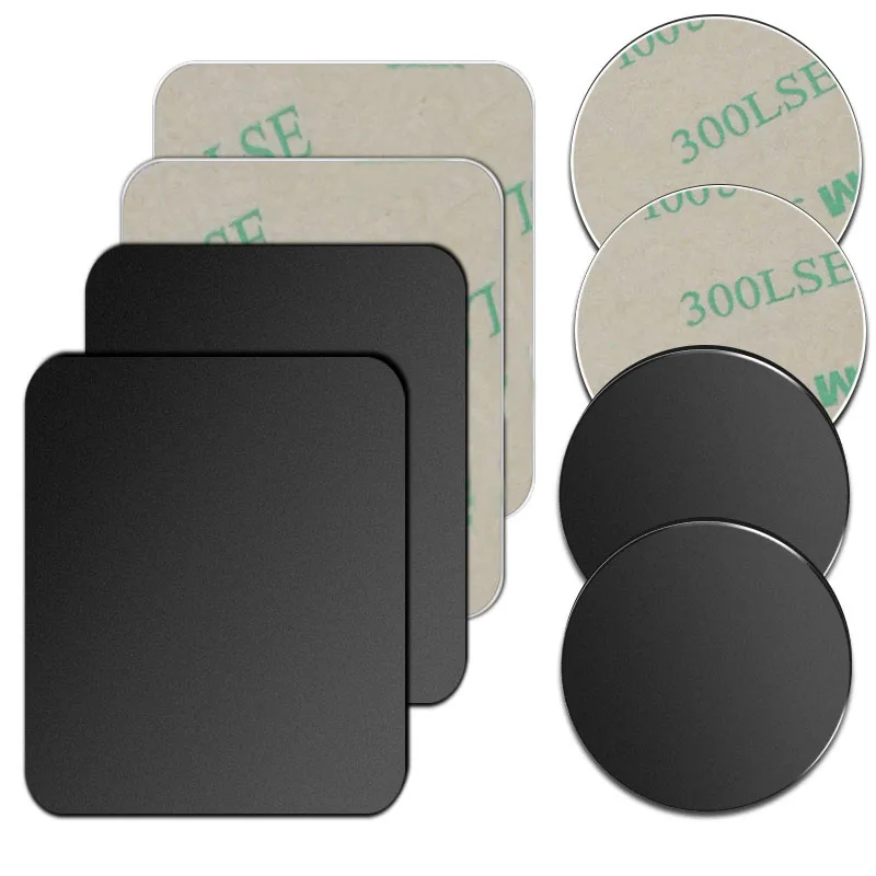 

5pcs/1pc/lot Metal Plate Disk For Magnet Car Phone Holder iron Sheet Sticker For Magnetic Mobile Phone Holder Car Stand Mount