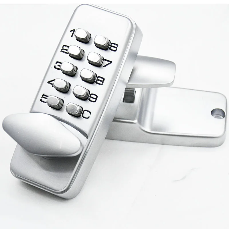 

Водонепроницаемый БЕСКЛЮЧЕВОЙ замок для входной двери, с паролем, для железных ворот, домашних животных, деревянный