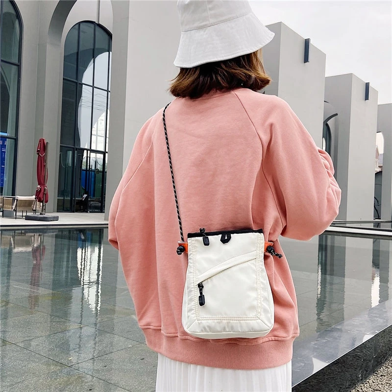 Girls Nylon square small bag student mobile phone Bag Outdoor Crossbody Wallet Multifunction Casual Messenger Bags