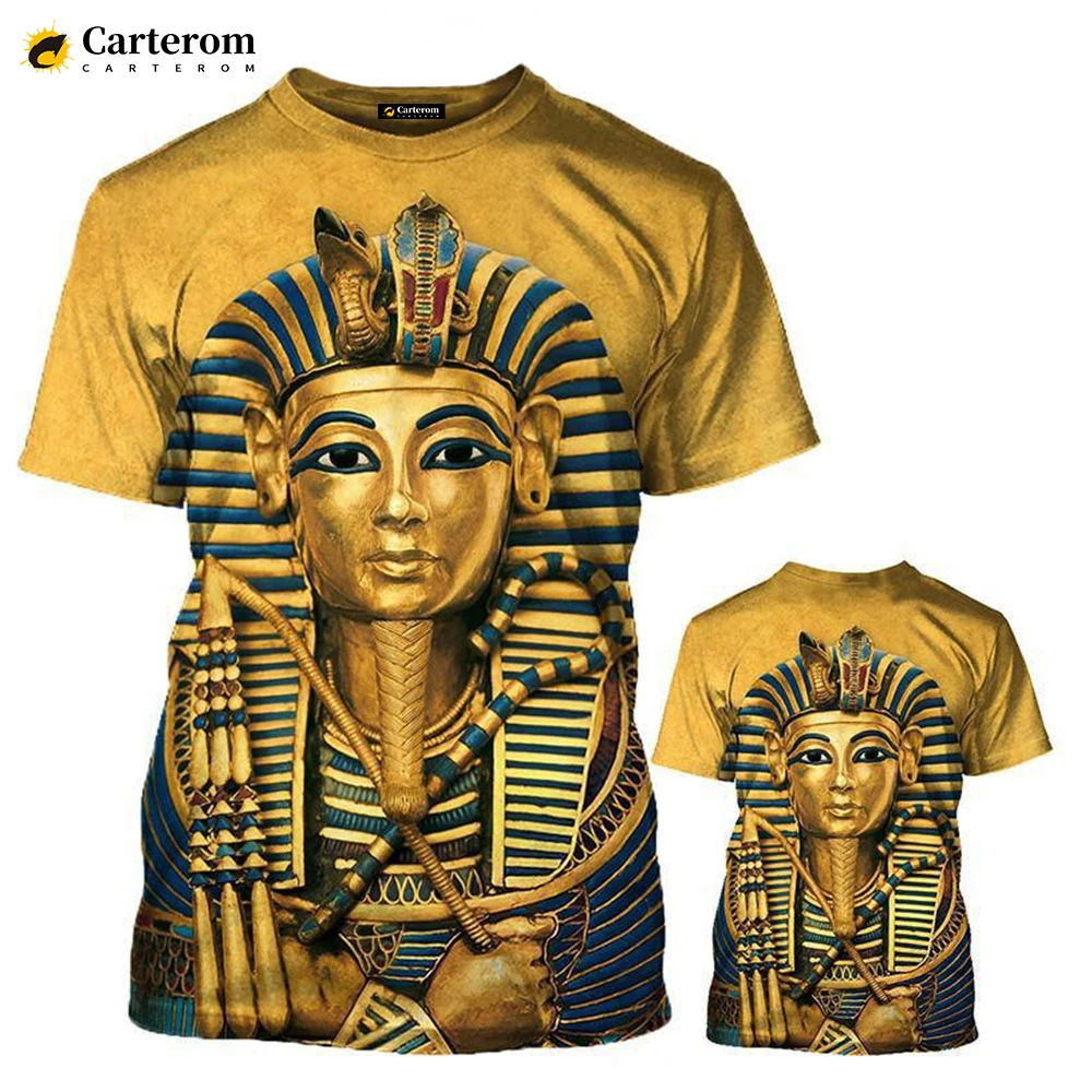 

Ancient Egyptian Horus Men 3D Print T-shirt God Eye of Egypt Pharaoh Anubis Graphics Casual Streetwear Tops Tee Fashion Clothing