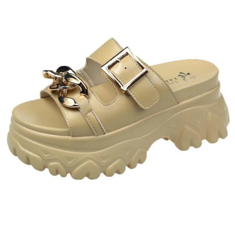 

Женские сандалии с цветами, летние шлепанцы, женские шлепанцы на платформе, женская обувь на танкетке, женские пляжные тапочки на толстой подошве