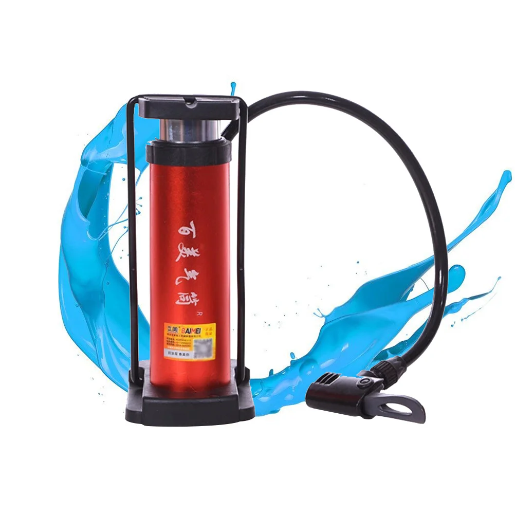 

Велосипедный напольный насос с высоким объемом, напольный насос из алюминиевого сплава для дорожных и горных велосипедов, клапаны для шрадера (красный)