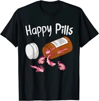 happy pills axolotl cute funny axolotls lover t shirt