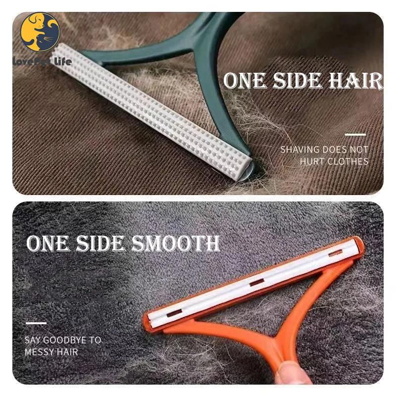 

Portable Manual Epilator Carpet Sweater Large Clothes Sheet Cleaning Tool Hair Removal Ball Knitting Plush Double Sided Razor