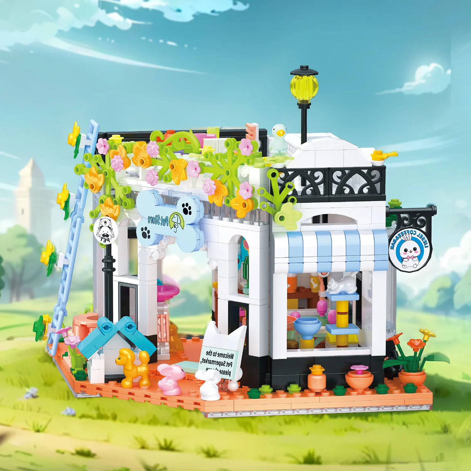 Миниатюрная модель домика для домашних животных игрушка в сборе подарок на день