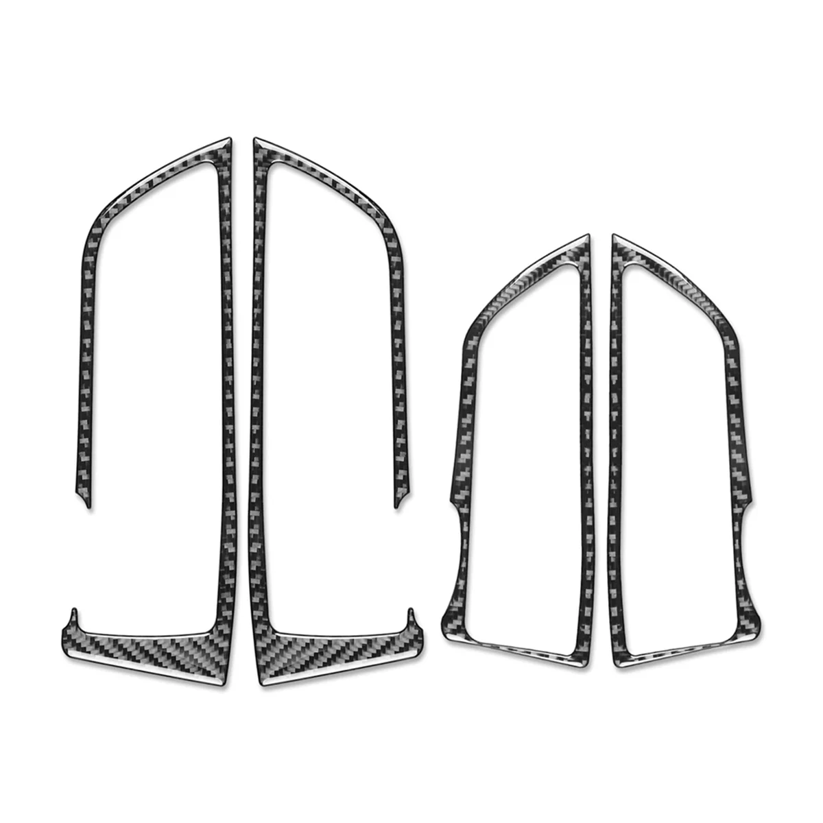 Настоящее углеродное волокно для Q5L FY SQ5 2018-2024 кнопка переключателя подъема окна