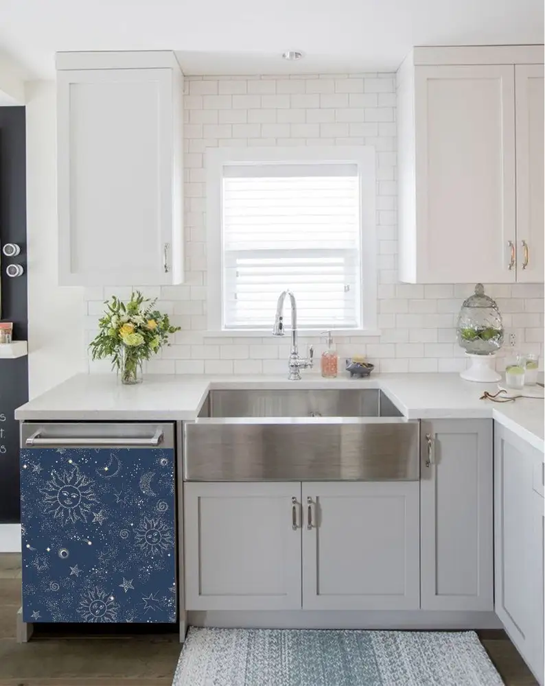 

Custom Decal Dishwasher Skin Sticker Dishwasher Housewarming Decor Kitchen