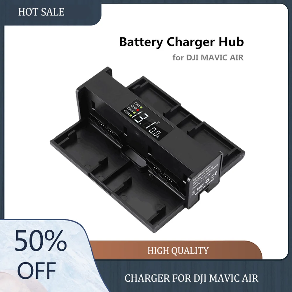 

High Quality Charger for DJI Mavic Air Intelligent Battery Charging Hub Parallel Charging Board Battery Balance Manager