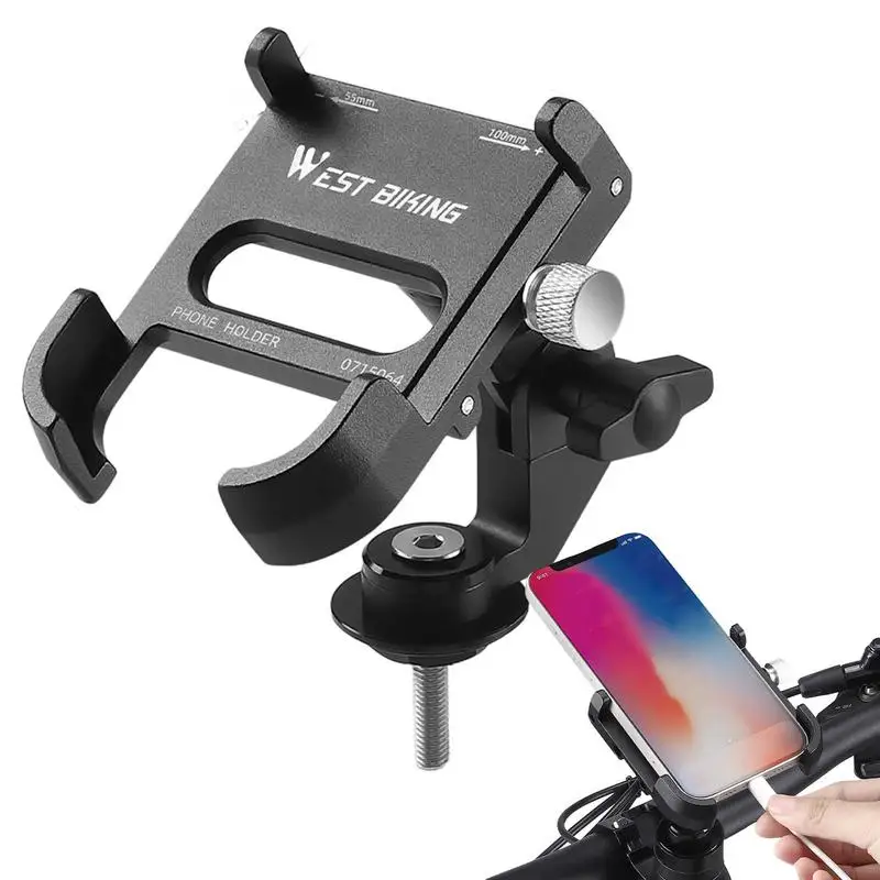 

Motor Phone Holder Portable Sturdy Bike Phone Mount Mountain Bike Riding Navigation Bracket Flexible 360 Degrees Car Mount