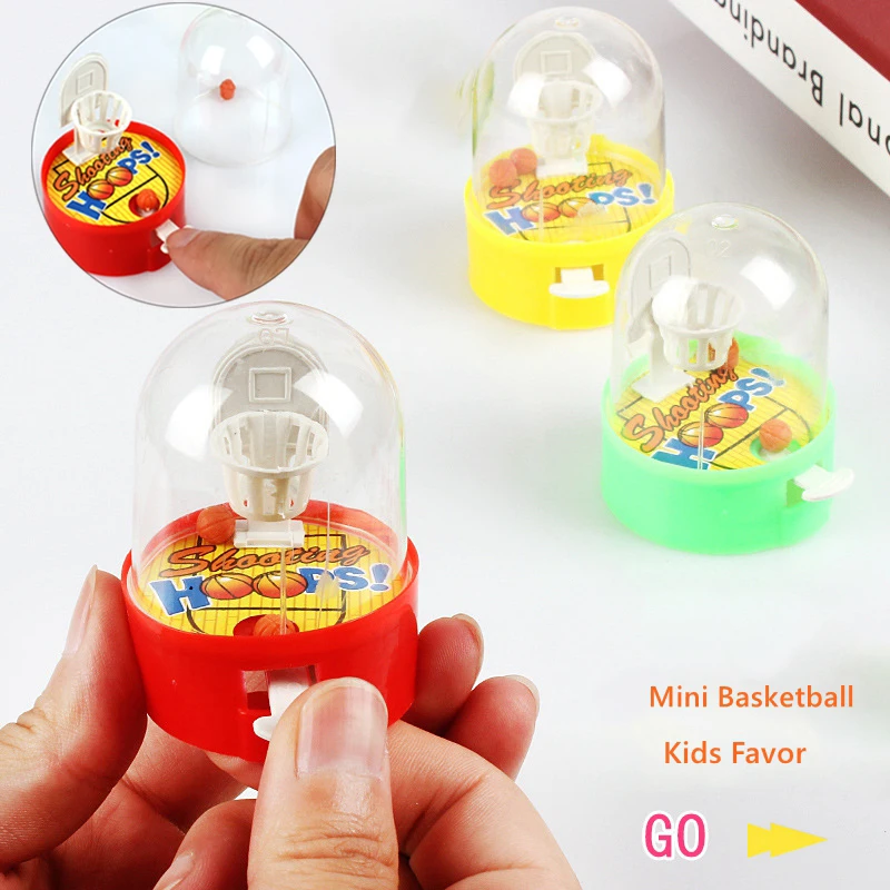 

1pc Desktop Fingers Basketball Mini Shooting Game Toys Kids Birthday Party Favors Supplies Pinata Filler Bag Sport Theme Party