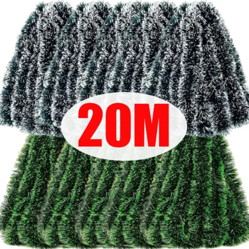 Рождественская мишура ленты зеленая лента из тростника гирлянда подвесные для