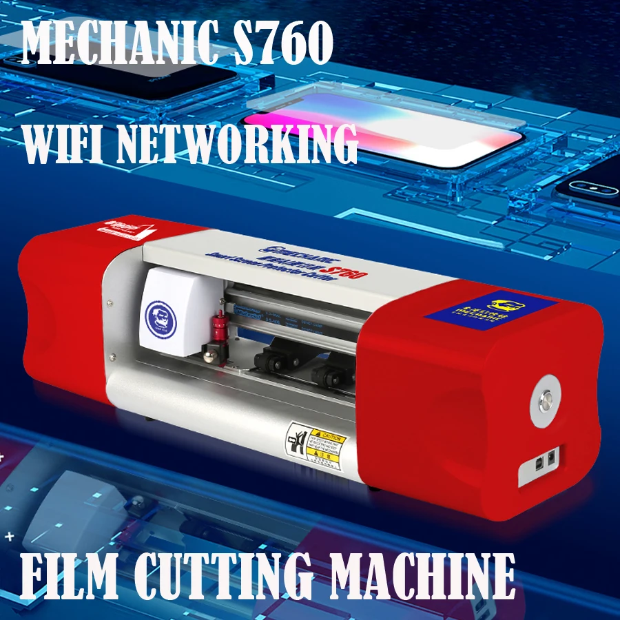 

MECHANIC S760 Intelligent Precision Cutting Machine AI Hydrogel Film for Phone Watch iPad Front Glass Back Cover Films Cutting