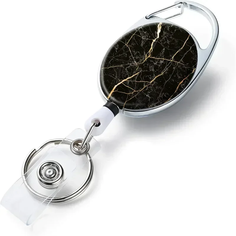 

Брелок-ретрактор Pelsone мраморный