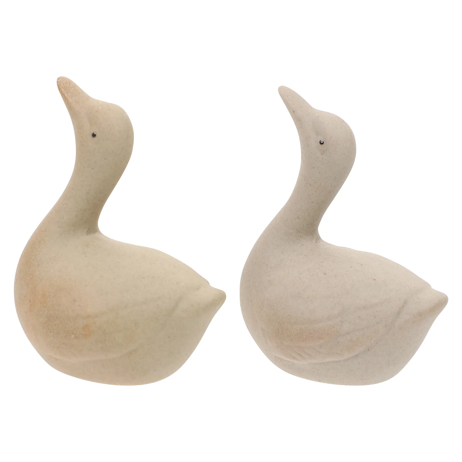 

Decor Planter Garden Statue Ceramic Lanscape Pot Figures Swan Landscape Adornment Home Desktop