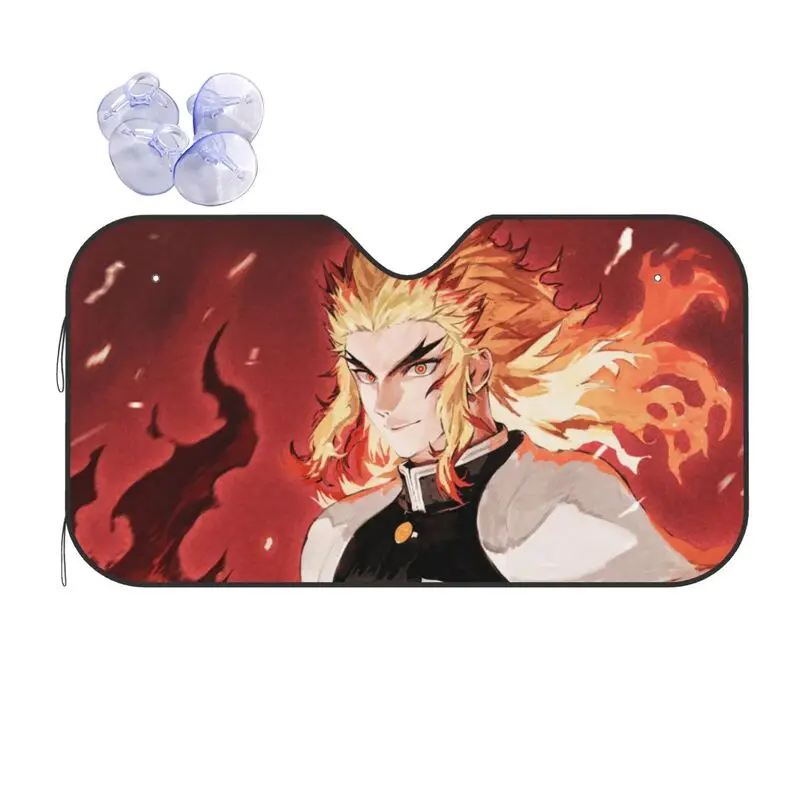 

Призрачный рассекающий аниме автомобильный солнцезащитный козырек мультяшный анимационный автомобиль защита от УФ-лучей автозапчасти Де...