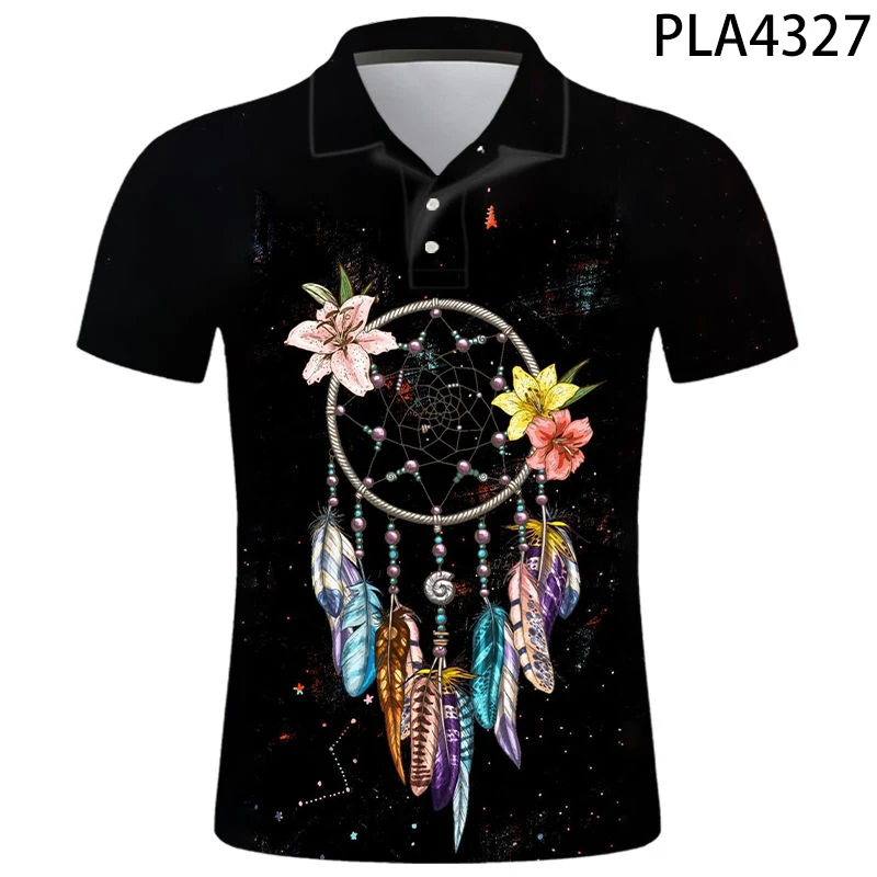 

3D Printed Polo Shirt Men Cool Ropa Butterfly Polo Homme Fashion Camisas Streetwear Casual Hombres Harajuku Short Sleeve Tops