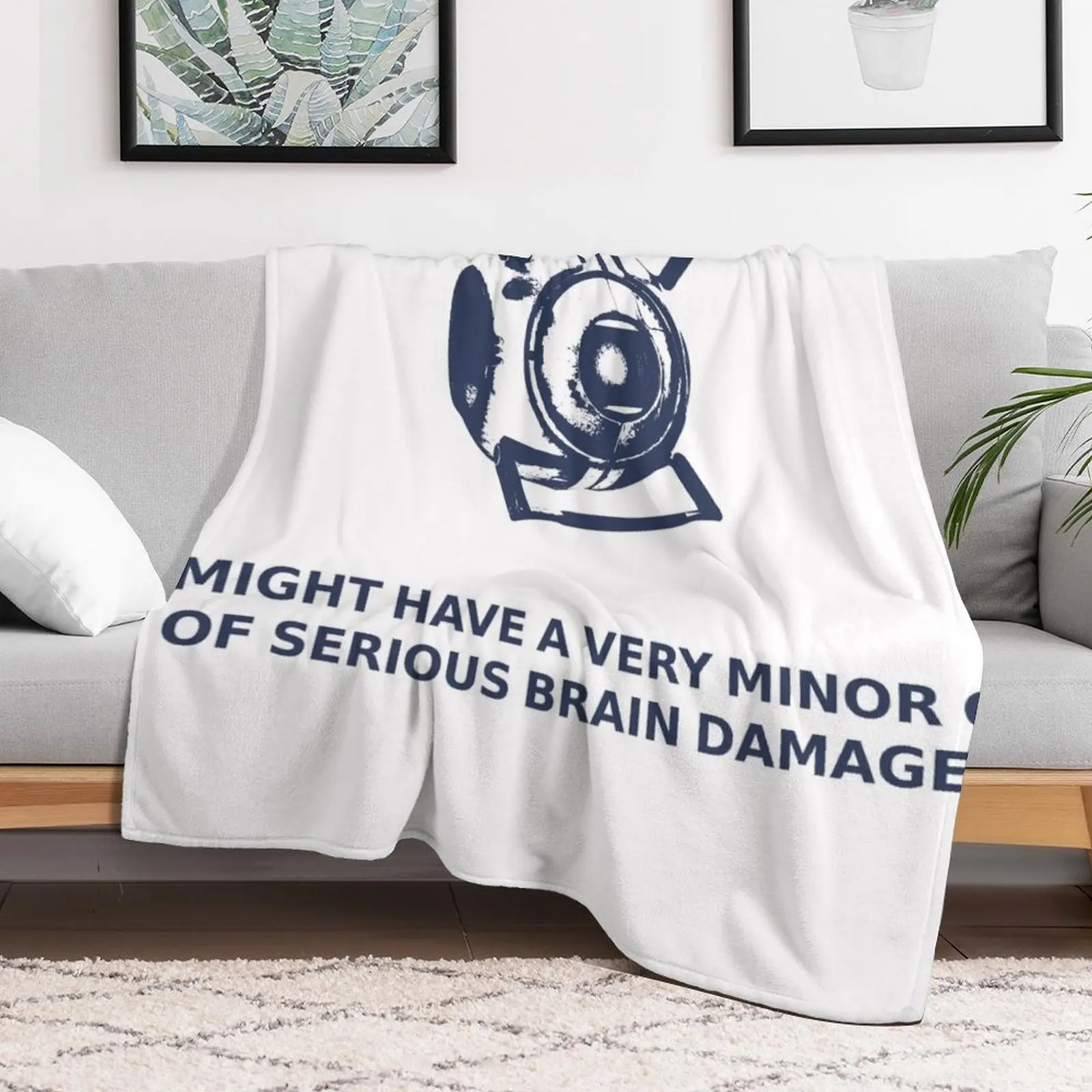 Одеяло Wheatley - Portal 2 фланелевая ткань очень большое одеяло роскошные одеяла