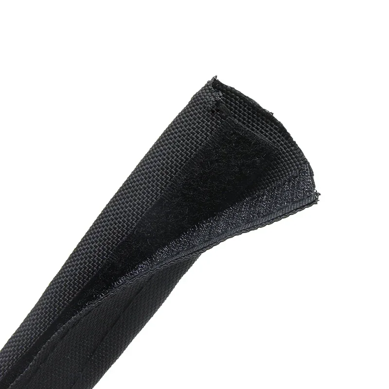 

1 ~ 10 м клейкая втулка для кабеля 16 мм-100 мм нейлоновая плетеная гибкая оболочка для жгута проводов защитная пленка