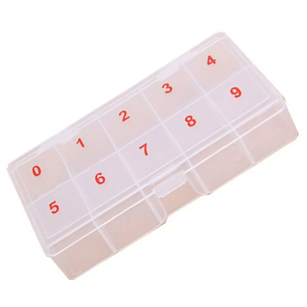 10-ячеечный органайзер для рыболовных крючков Nial чехол наклейки маникюрные