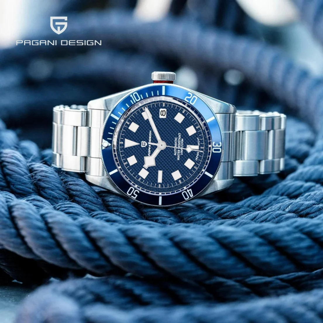 

Часы PAGANI DESIGN BB58 Мужские механические, водонепроницаемые 2021 м, из нержавеющей стали