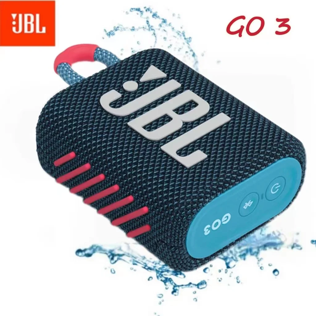 

JBL GO 3 Wireless Bluetooth 5.1 Speaker GO3 Portable Speaker Outdoor Speakers Waterproof Bass Sound Mini Speaker multiple colour