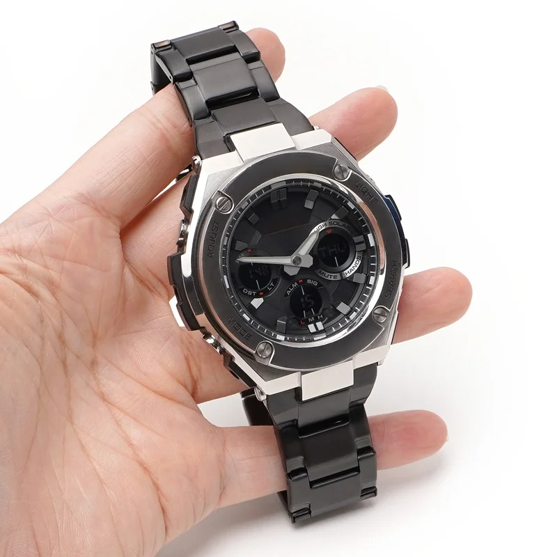 Фото Ремешок для часов Casio G-Shock GST-W300G/W300/S300G GST-S300/S210B/S100G GST-S110/W100G/W110, браслет, аксессуары для часов №2