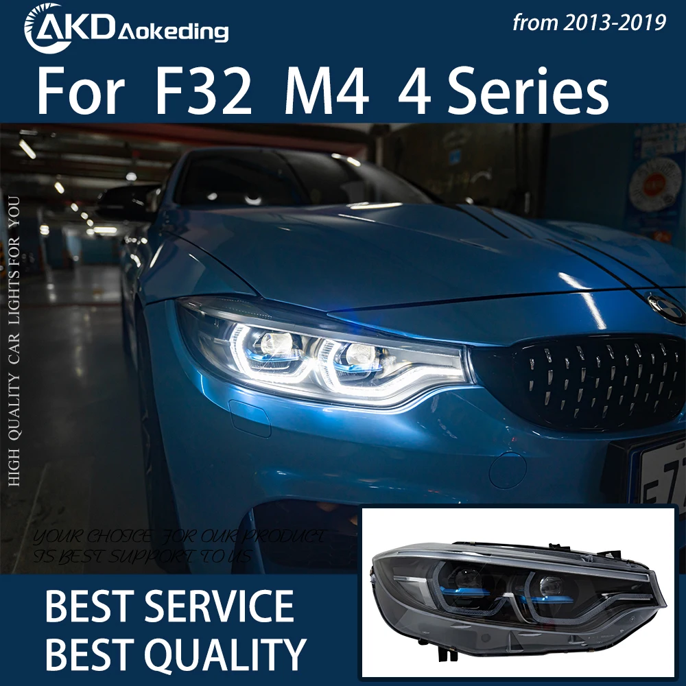 

Car Lights For F32 F36 F82 4 Series 2013-2019 LED Auto Headlight Assembly 420i 428i 435i 440i M4 Upgrade Laser Kit Accessories