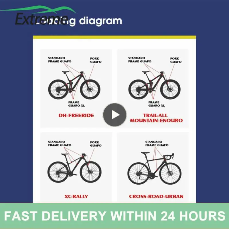 

Cover Scratches Bicycle Reflective Stickers Uv Protection Wear Resistant Protective Stickers Impact Resistance Bicycle Stickers