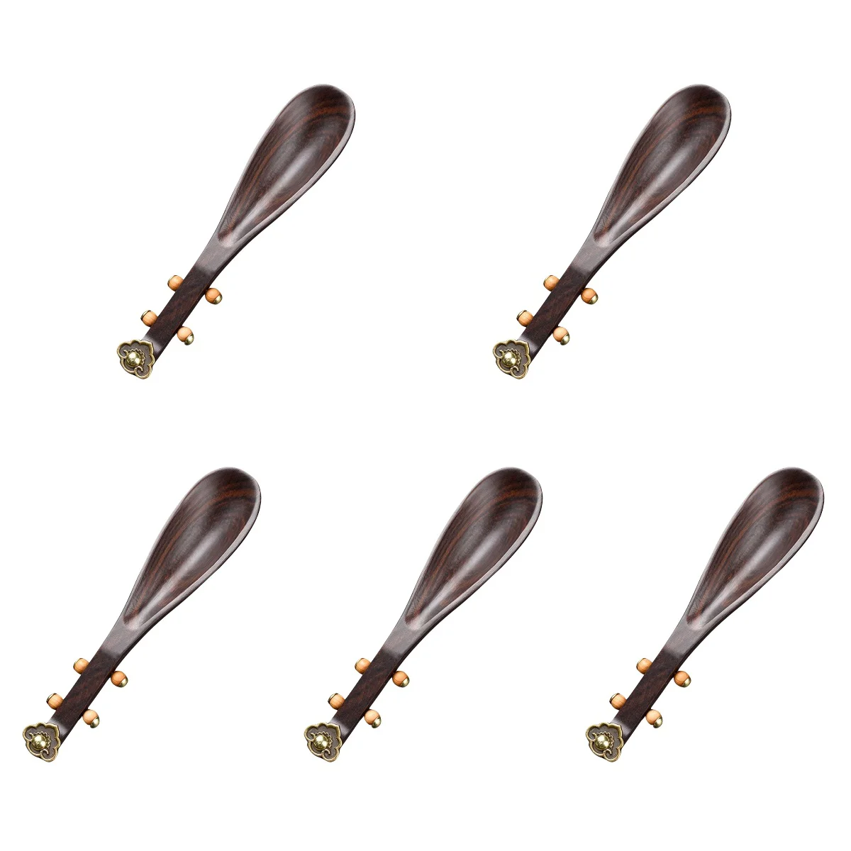 

5x For Coffee Small Teaspoon Small Spoon Scoop For Canister Wooden Grain Spoon Wood Scoop Spoon for Home Kitchen Loose Tea Tea