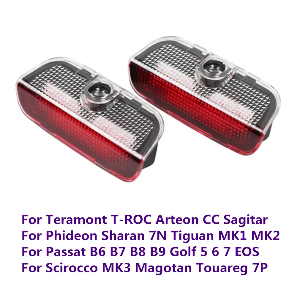 2 шт. для VW Golf 5 6 7 Jetta MK5 MK6 MK7 Touran 5T1 Arteon CC EOS светодиодные лампы внутренней двери