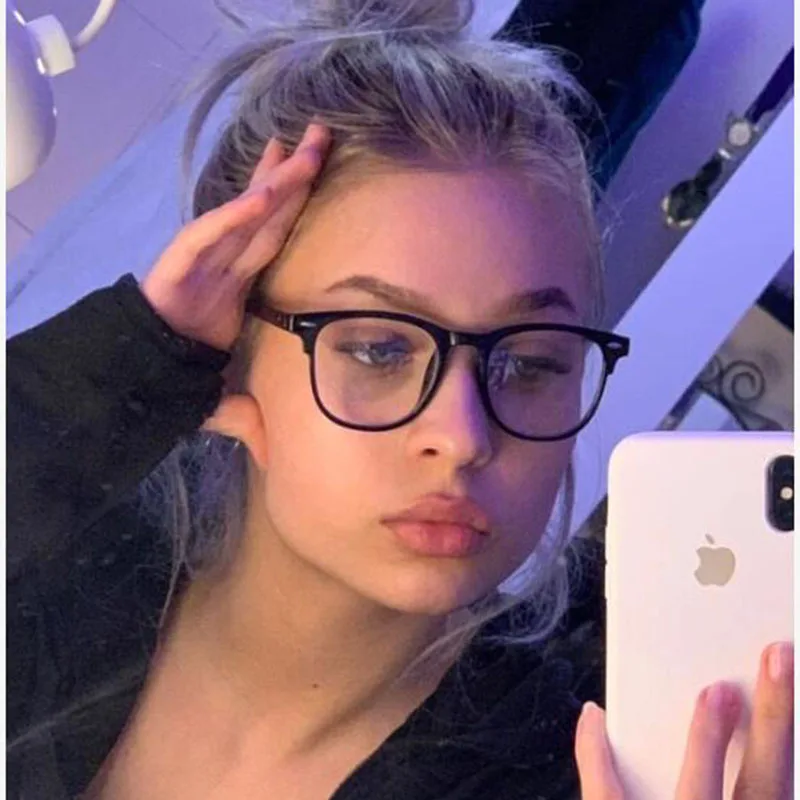 Повседневные прозрачные очки для женщин и мужчин винтажные с защитой от синего