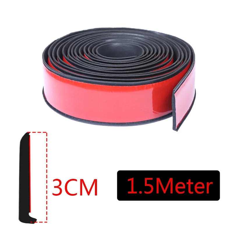 

1,5 м универсальное автомобильное крыло, автомобильные колесные арки, расширитель крыла, арка для бровей, полоски для предотвращения столкновений, защита для брызговика, украшение