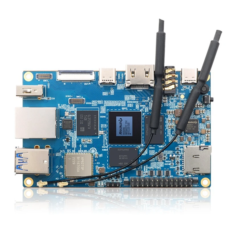 

For Orange Pi 5B Development Board 8G+64G EMMC Motherboard RK3588S 8 Core 64 Bit Processor Programming Motherboard Replacement